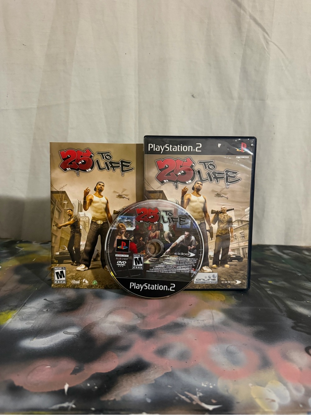 Playstation 2 - 25 to Life Video Game working